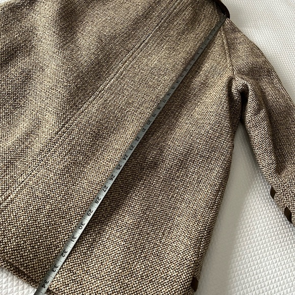 Vintage 60’s Tweed Coat‎ M. Liman Co. Penguin Fashions Brown Tan Size Various - Picture 15 of 16